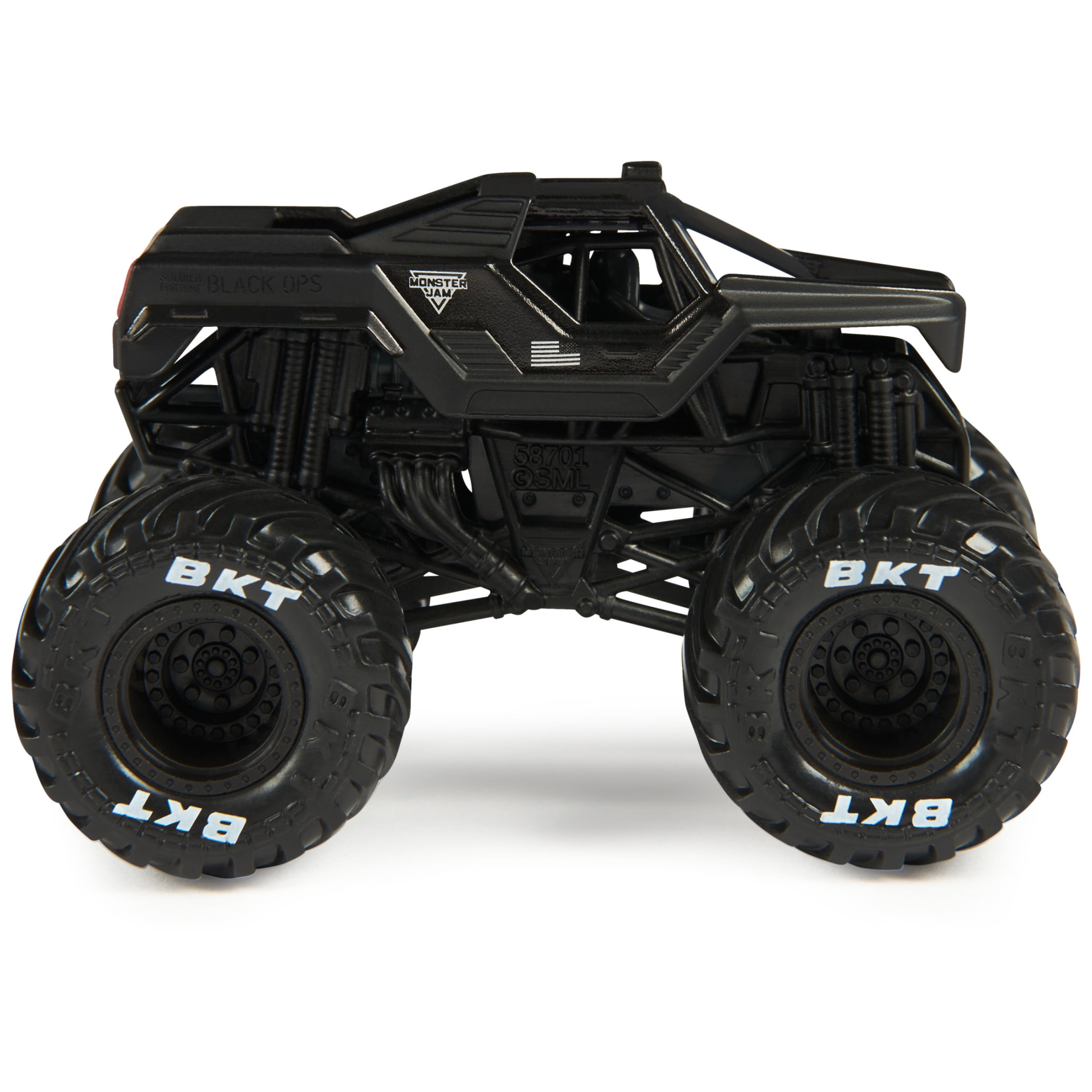 Monster Jam, Grave Digger Vs. Soldier Fortune Black Ops 1:64 Scale Die-Cast Trucks