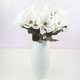 thumbnail image 2 of LYCAQL - Arbusto de magnolia de seda blanca de 73 cm/28,7 pulgadas para uso en interiores. 1 flor artificial de magnolia. Ideal para decorar bodas, el hogar y la fotografía., 2 of 5