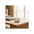 thumbnail image 2 of Rectangular Link Stone Marble Sculpture Figurine for Home and Bathroom - Decorative Object for Office and Room Decor - Display Ornament for Living Room, Shelf and Coffee Table Accent - 2", White, 2 of 9