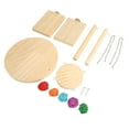 thumbnail image 3 of Juguete de enriquecimiento para hámster, plataforma para hámster, juguetes para columpio, plataforma para pájaros, juguetes para columpio para hámster, durabilidad extendida, 3 of 8