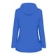 thumbnail image 3 of Chaquetas y abrigos casuales con capucha de manga larga para mujer, chaqueta impermeable lisa para exteriores, impermeable con capucha de talla grande, abrigo cortavientos para mujer, 3 of 3