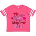 thumbnail image 3 of Inktastic My Heart Belongs to My Uncle Boys or Girls Toddler T-Shirt, 3 of 5