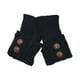 thumbnail image 5 of 1 par de calentadores de piernas de punto, medias de invierno cálidas para mujer, puños de botas negro, 5 of 9