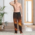 thumbnail image 2 of Rocae Cool Fire Man Mens Pajama Pants Pj Pants Mens Lounge Pants-Large, 2 of 6