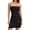 Black, variant on Women's Sexy Tube Dress Off Shoulder Solid Color Cocktail Bodycon Mini Dress Party Clubwear