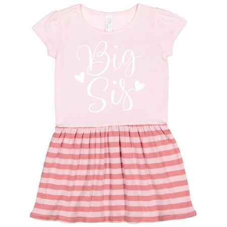 

Inktastic Cute Big Sis Girls Announcement Gift Toddler Girl Dress