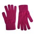 thumbnail image 4 of OrlovNY Classic Wool Gloves for Women in Size S/M 100% Sheep Wool Women’s Gloves Winter Knit Gloves in Deep Plum, 4 of 5
