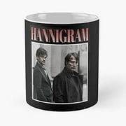 Hannibal 90s Mikkelsen Mads Hannigram Dancy Vintage Hugh The Best 11oz White Marble Ceramic Coffee Mug