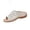 Silver, variant on Womens Wedge Sandals,Summer Beach Sandals for Women Comfortable Wedge Sandals Leather Open Toe Slides with Arch Support Ladies Dressy Flower Flat Platform Sandals for Casual Walking Outdoor Wear