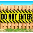 thumbnail image 1 of Do Not Enter 13 oz Vinyl Banner With Metal Grommets, 1 of 4
