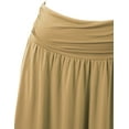 thumbnail image 4 of Doublju Women's Flowy Flared Comfy Maxi Skirt (Plus Size Available), 4 of 4
