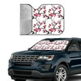 thumbnail image 4 of Disketp Windshield Sun Shade, Car Sun Shade For Front Window Cherry Blossoms Sunshades Sun Visor Protector Blocks Uv Rays Foldable, 4 of 9