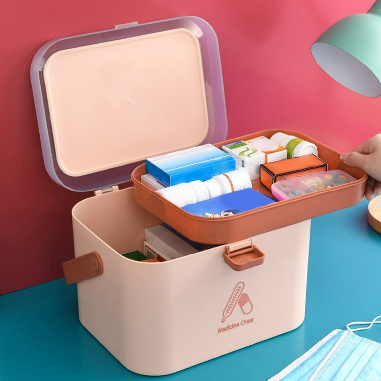 Portable Multi-Layer Medicine Storage Box: Keep Your First Aid