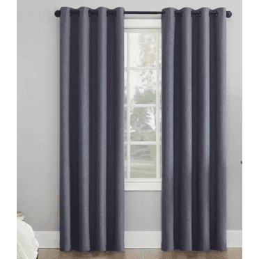 Sun Zero Blackout Curtains, Grey, 100in x 96in