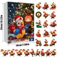 thumbnail image 2 of Chicken Advent Calendar 2025, Hanging Decorations for Xmas Tree, 24 Days ChristmasCountdown Toys with 24PC Acrylic Chicken Ornaments Christmas Advent Calendar with 24PC Christmas Ornaments B, 2 of 9