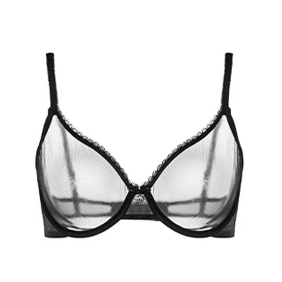 Sexy Lace Bra See Through Breathable Soft Underwear for Women