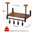 thumbnail image 3 of Soporte de pared para casco NANAGIFTREE para motocicleta, plateado, 3 of 8