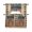 Beige, variant on Anniversary USA Flag Kitchen Curtains Sets 24 Inch Length with Valance, Statue of Liberty Vintage Swag Valances and Tiers Curtain Set Drapes Swag Curtains for Living Room, Bathroom, Bedroom, Cafe