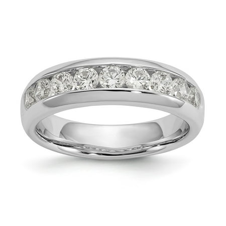 Diamond2Deal - Lab Grown Diamond Ring 14k White Gold Round Cut Lab