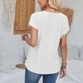 thumbnail image 4 of SDNall T-Shirts for Women Spring/Summer Casual Loose Round Neck Short Sleeve 'S Summer Tops, 4 of 9