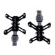 thumbnail image 3 of Pedal de bicicleta de carretera de liberación rápida con adaptador de extensión de pedal antideslizante Rodamientos ultraligeros de 9/16 pulgadas para Negro Macarena Pedal de bicicleta ligero, 3 of 8