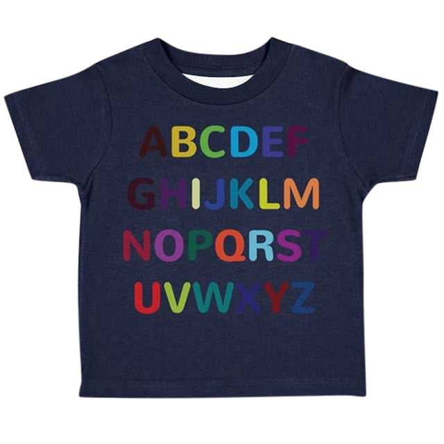Girls T Shirts Loose Soft Graphic T-Shirts Baseball Tops Girl Clothes 1T
