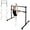 Black + Steel, variant on 4FT Black Ballet Barre With Adjustable Range Of 6.7-46 Inches For Dance Practice