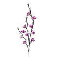 thumbnail image 1 of Rama de ciruelo artificial con tallos de flor de cerezo falsos de 53 cm de largo, flor de seda sintética para bodas, hogar, oficina, dormitorio, fiesta, centro de mesa., 1 of 8