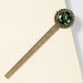 thumbnail image 4 of Crocodile Lace Bookmark in Antique Bronze - Gift for Bookworms and Bibliophiles, 4 of 5