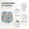 thumbnail image 4 of Logiee cartoon Elephant Print Women 2 in 1 Running Shorts,High Waisted Athletic Shorts,Gym Workout Shorts with Liner Pockets-Small, 4 of 7
