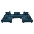 thumbnail image 3 of Modway Saunter Sectionnel 5 Pcs en Tissu Capitonné, Tissu, Couleur Azur, 3 of 9