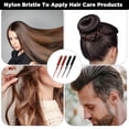 thumbnail image 4 of 3 Row Hair Comb Set Rat Tail Styling Comb Curly Hair Styling Brush Black Unbraider Combs for Women Men Detangling Styling(2PCS), 4 of 6