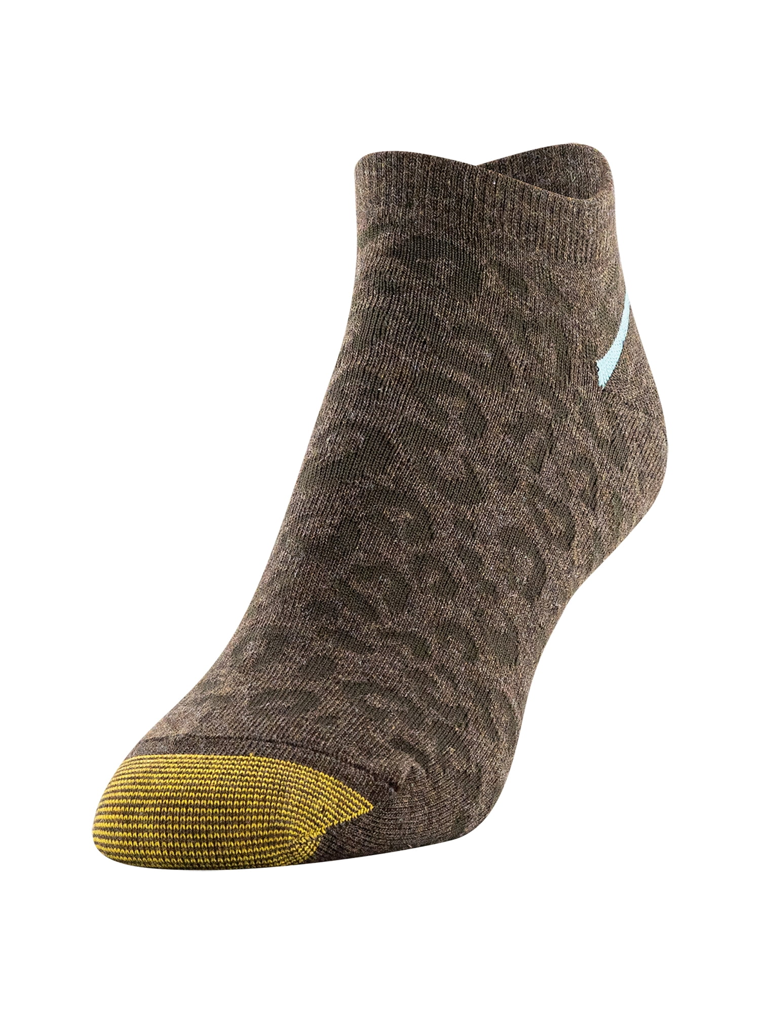 GoldToe Edition Women's Animal Print Liner Socks Assorted, 6 Pairs, Size 6-9