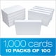 thumbnail image 4 of Tarjetas de índice Oxford Blank de 10 x 15 cm, blancas, 10 paquetes de 100, 4 of 6