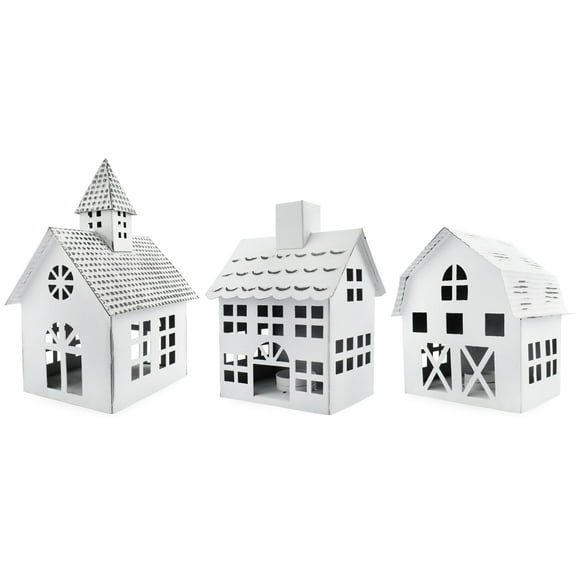 Portavelas AuldHome Design Colección Christmas Village AuldHome Farmhouse #2