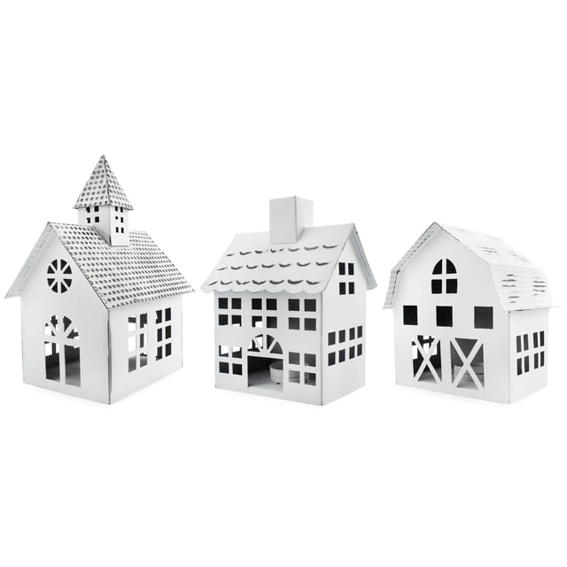 Portavelas AuldHome Design Colección Christmas Village AuldHome Farmhouse #2