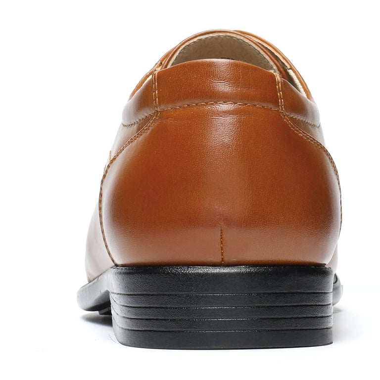 Men\'s Oxfords Brown Casual Dress Leather Lace Up for Men Business Oxford Shoes Vedolay Men main image 4
