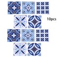 thumbnail image 1 of 10pcs Waterproof PVC Tile Sticker Floor Wall Sticker Art Home Room Background Decor, 1 of 8