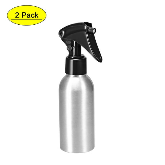 Uxcell 3oz/100ml Aluminium Spray Bottle with Fine Mist Sprayer 2 Pack