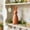 Orange, variant on Easter Vintage-Style Wooden Rabbit Figurine, 6 Inch – Distressed Finish, in 4 Colors, for Holiday Decor, Tabletop, Gift – Pink, White, Orange, Black