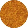 thumbnail image 1 of Ahgly Company Indoor Square Patterned Neon Orange Area Rugs, 3' Square, 1 of 6