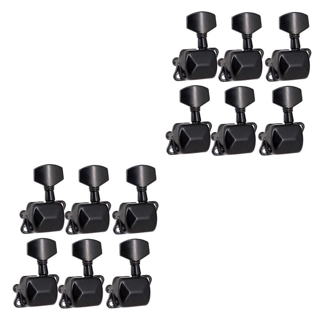 Ounissouiy 6 piezas de guitarra electrónica de clavijas de afinación guitarras 6 cuerdas afinadores semisellados perilla piezas de repuesto Type1 NO1 Ounissouiy CBP232499