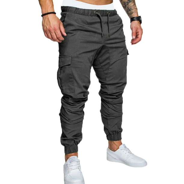front pocket panelled cargo jogger