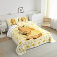 thumbnail image 3 of Castle Fairy Cute Animal Capybara Full Size Comforter Sets,Geometric Bedding Sets, 3 of 8