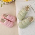thumbnail image 2 of Pantuflas cómodas para mujer, zapatos de casa con forro polar de felpa, suela antideslizante, pantuflas para interiores y exteriores Fokelyi HMFJ329-1, 2 of 3