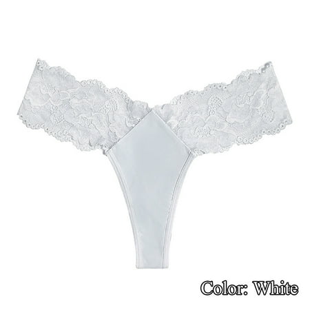 

Briefs For Women Short Pants Lace Underwear For Womens Cotton Bikini Panties Soft Hipster Panty Ladies Stretch Briefs White L 3pcs