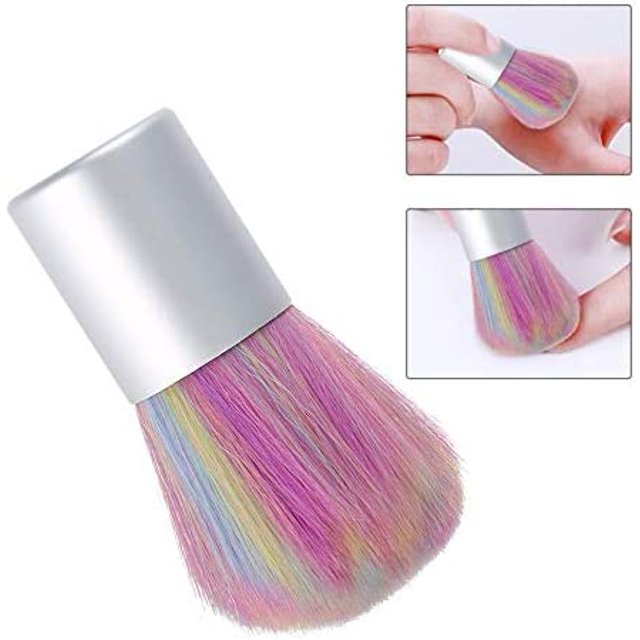 Cepillo para polvo de uñas, cepillo de limpieza de pintura de manicura de uñas cepillo de limpieza de esmalte de uñas de Gel UV suave, herramienta de manicura, cepillos de manicura LingWen 9024719121918