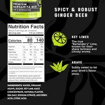 Q Mixers Margarita Mix, Premium Cocktail Mixer Made with Real Ingredients, 7.5 Fl oz (Pack of 24)