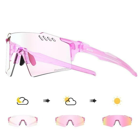 SCVCN Outdoor Photochromic Sunglasses Sports Bike Cycling Glasses Man MTB Climbing Glasses Women Driving Bicycle Eyewear