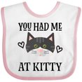 thumbnail image 3 of Inktastic Kitty Cat Baby Gift Girls Baby Bib, 3 of 4
